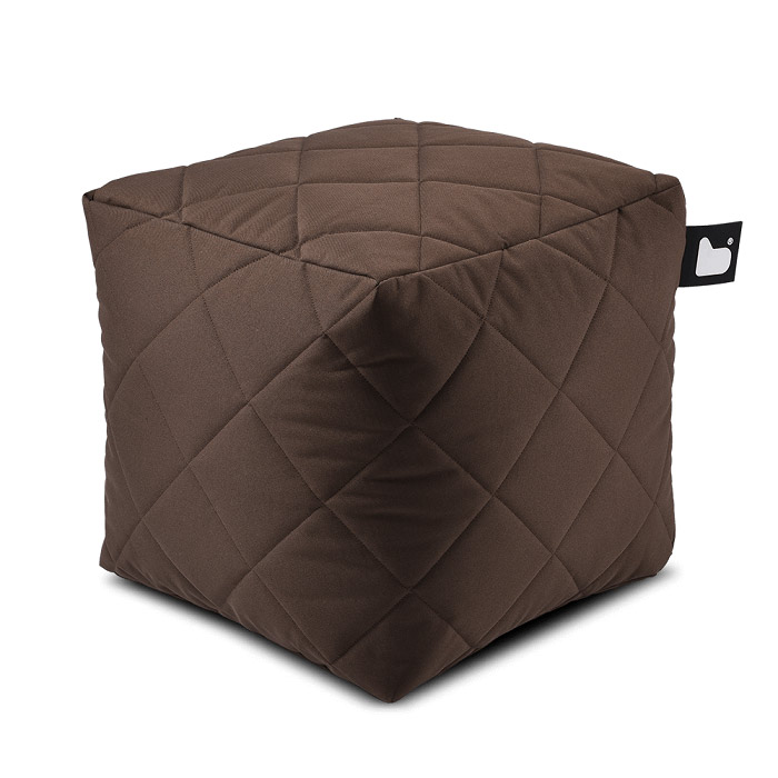 Outdoor Quilted  Bean Box - Brown