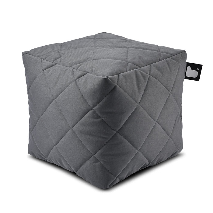 Outdoor Quilted Bean Box - Grey