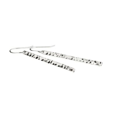 Juvi Designs Long Bar Earring Silver