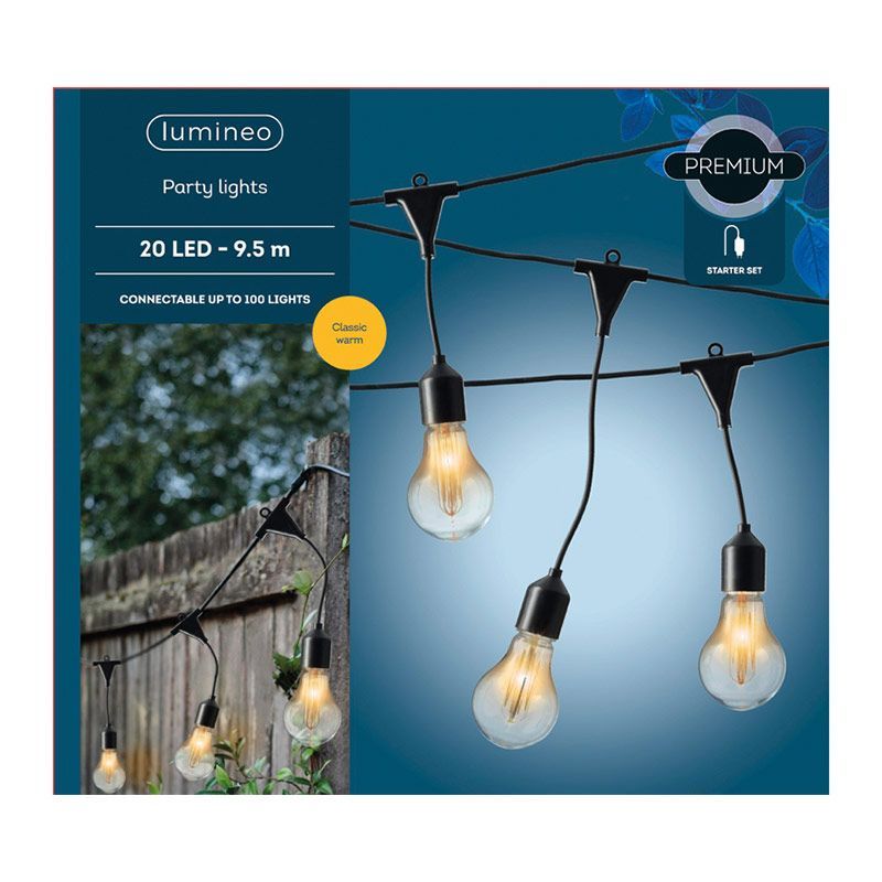 LED Outdoor Party Lights - Classic Warm 20L