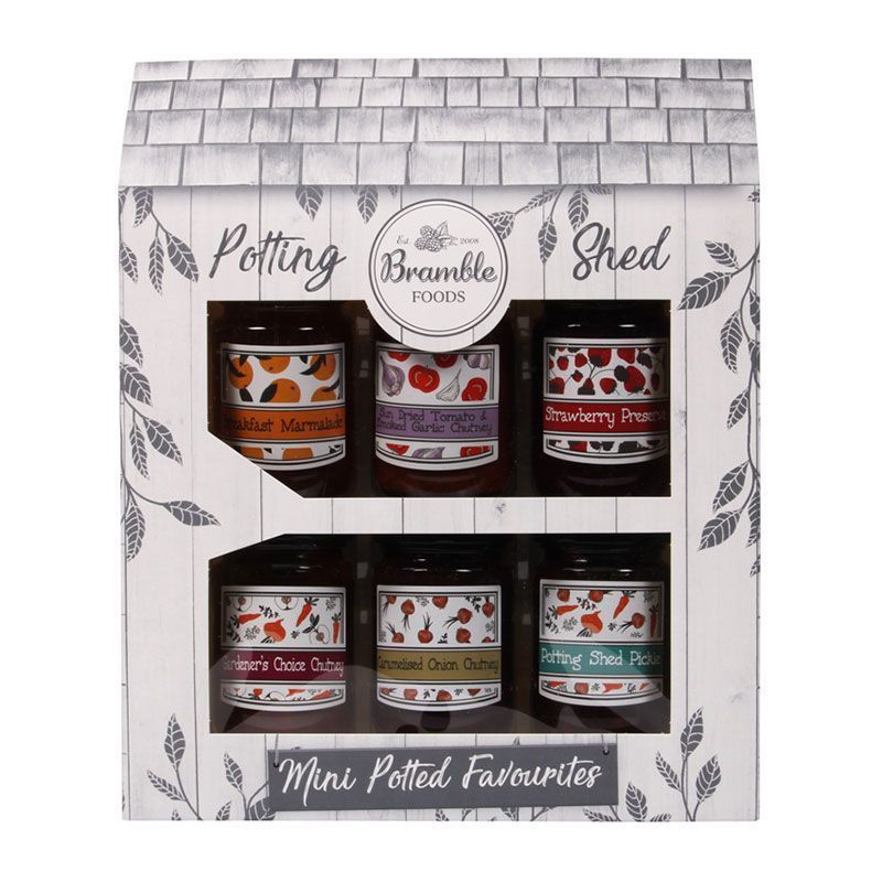 Bramble Potting Shed Preserve Gift Pack (6 Pots)