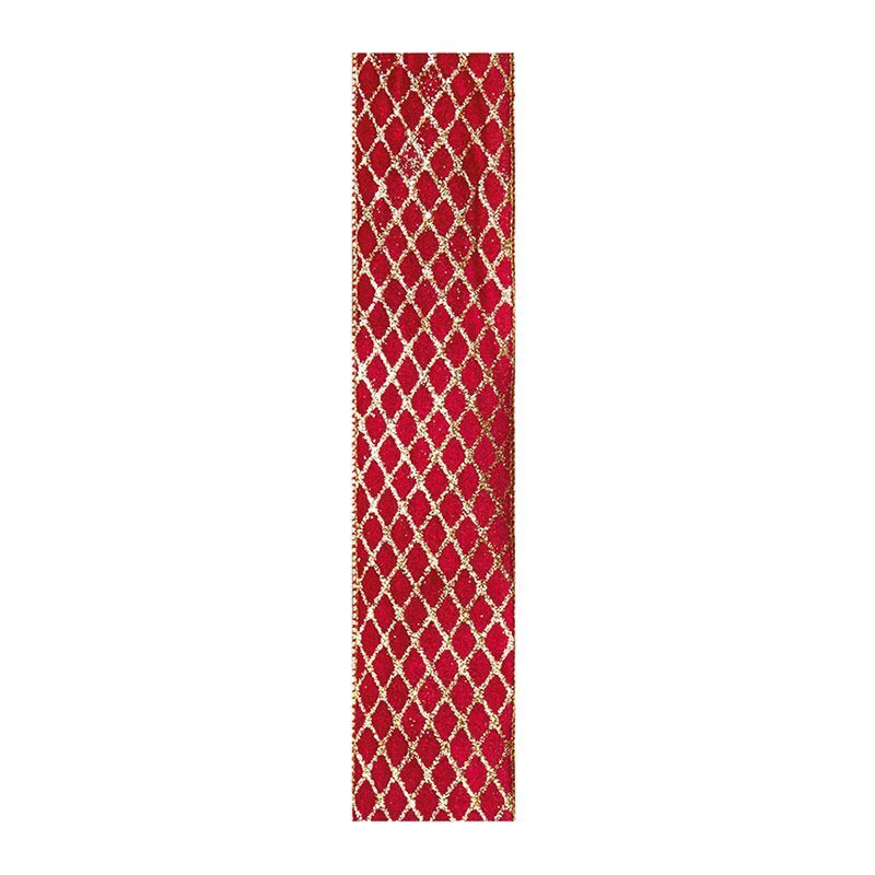 Christmas Ribbon 6cm x 2.7m - Burgundy Red