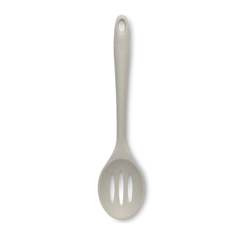 Slotted Spoon Silicone French Grey (29cm)