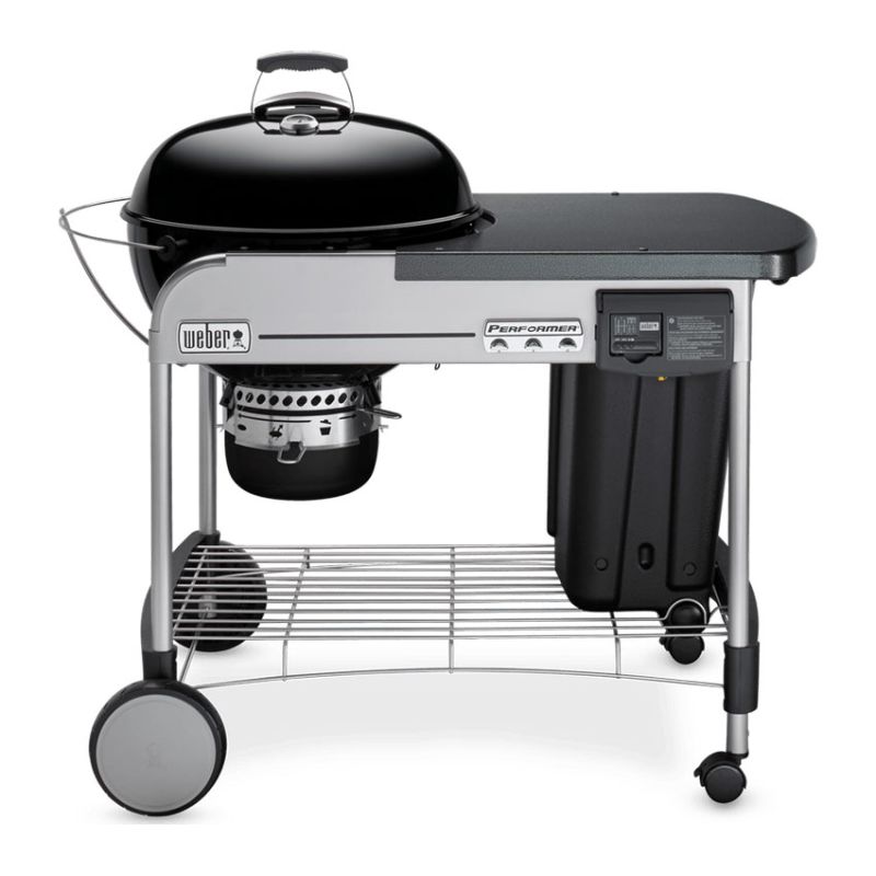 Weber Performer Deluxe 57cm GBS Charcoal BBQ Black