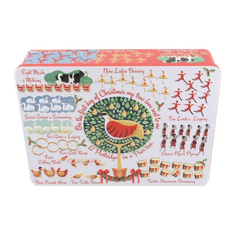 Bramble 12 Days of Christmas Biscuit Tin 300g