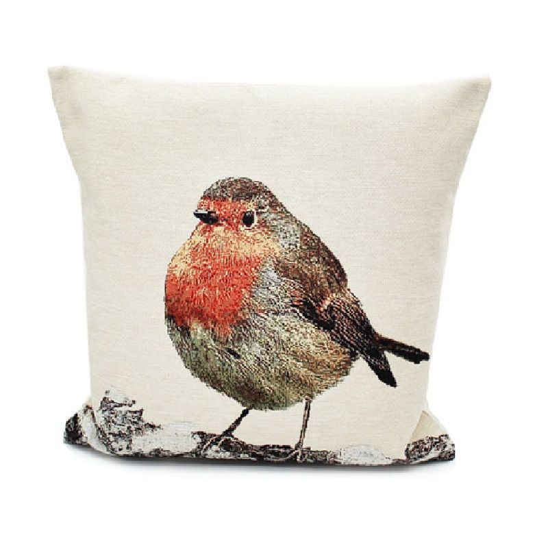 Peggy Wilkins 'Hop Hop Hop' Robin Cushion