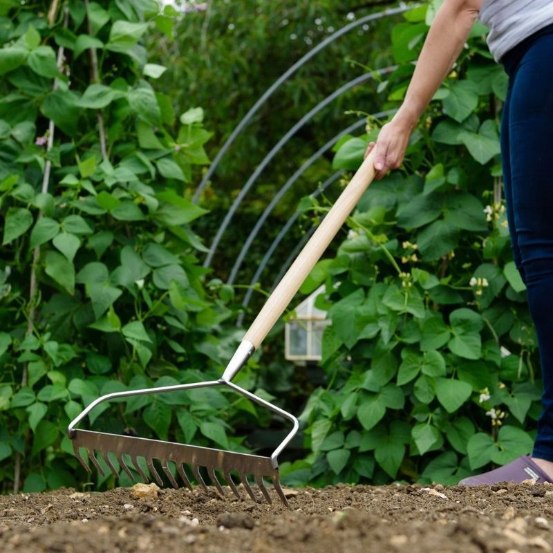 Kent & Stowe Stainless Steel Soil Rake - Cultivation Tools - Arboretum ...