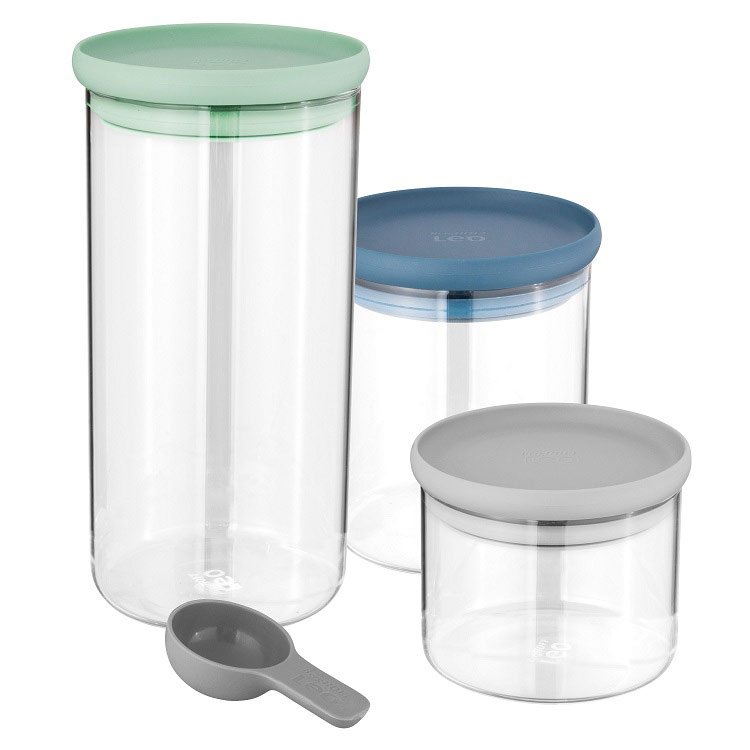 Glass Food Containers (Set of 3)