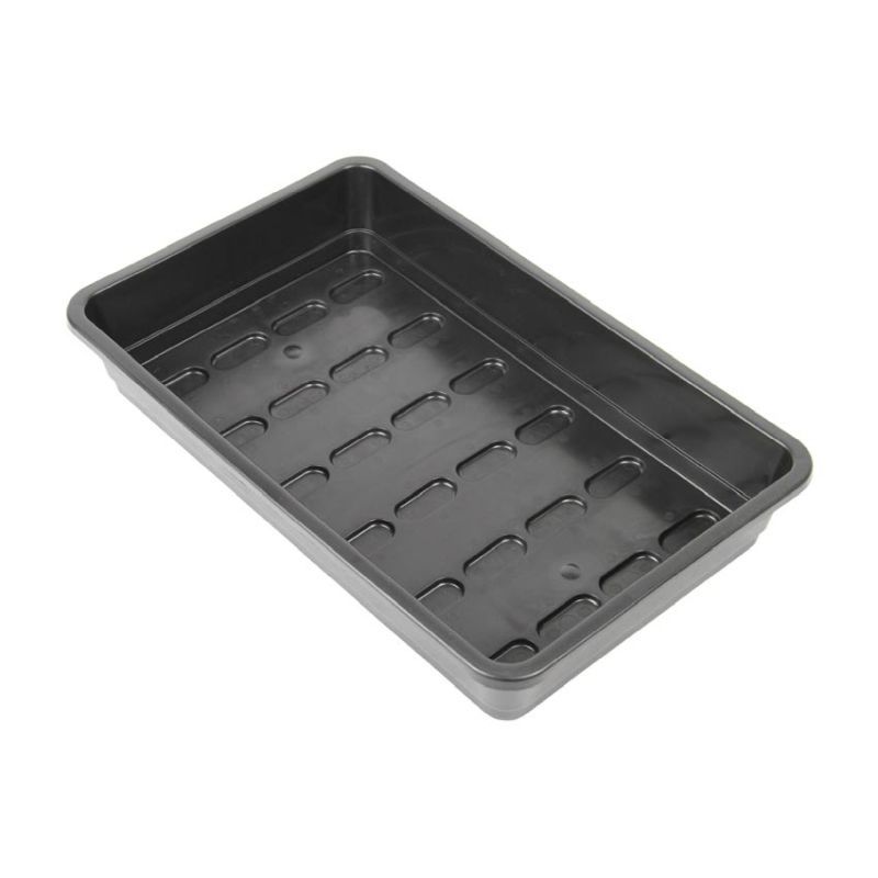 Standard Seed Tray with Holes - Black