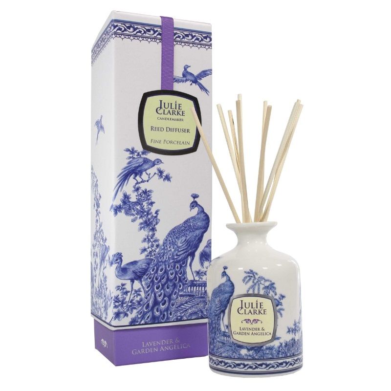 Julie Clarke Lavender & Garden Angelica Peacock Fragrance Diffuser 150ml