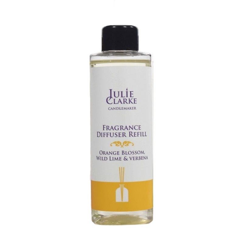 Julie Clarke Orange Blossom, Wild Lime & Verbena Diffuser Refill 150ml
