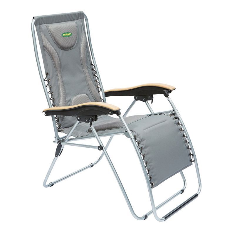 Outback Padded Relaxer with Armrest - Grey