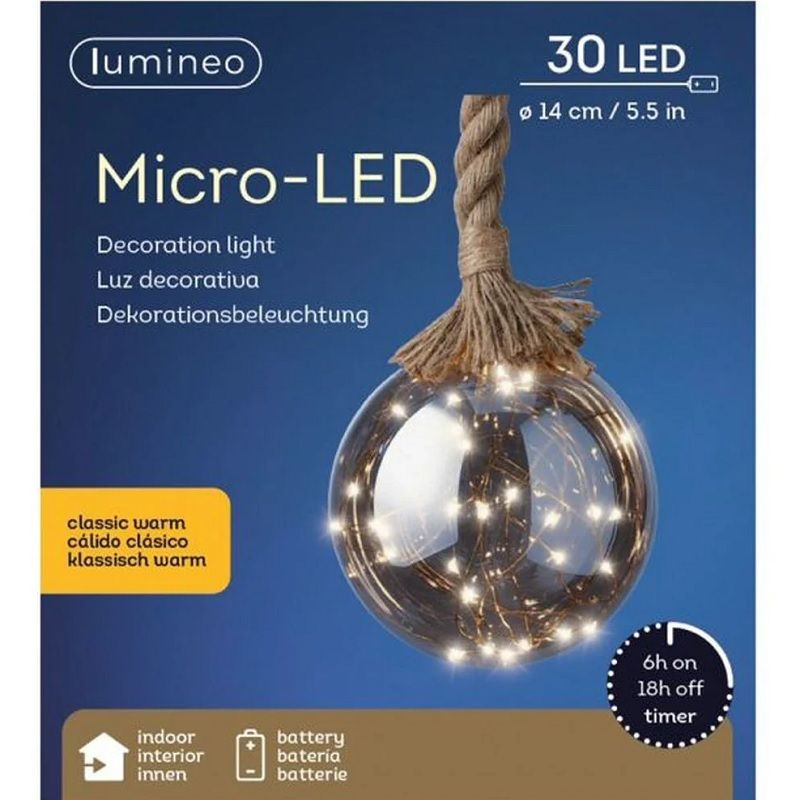 Micro LED Ball with Rope 30L