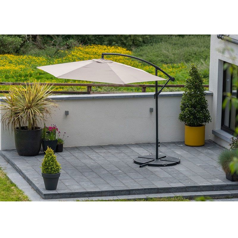 Luca 3m Cantilever Parasol Taupe
