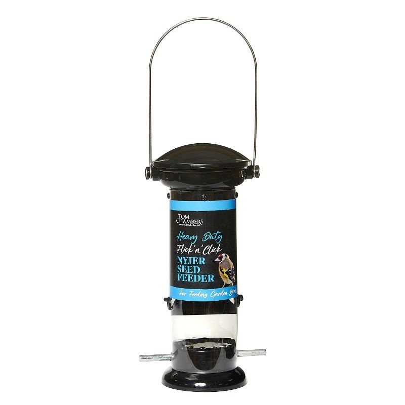 Tom Chambers Heavy Duty Flick 'n' Click Nyjer Feeder