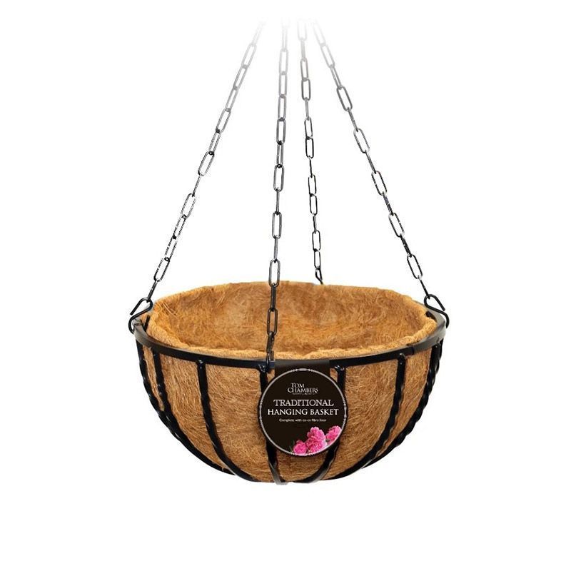 Tom Chambers Traditional Hanging Basket - 30cm