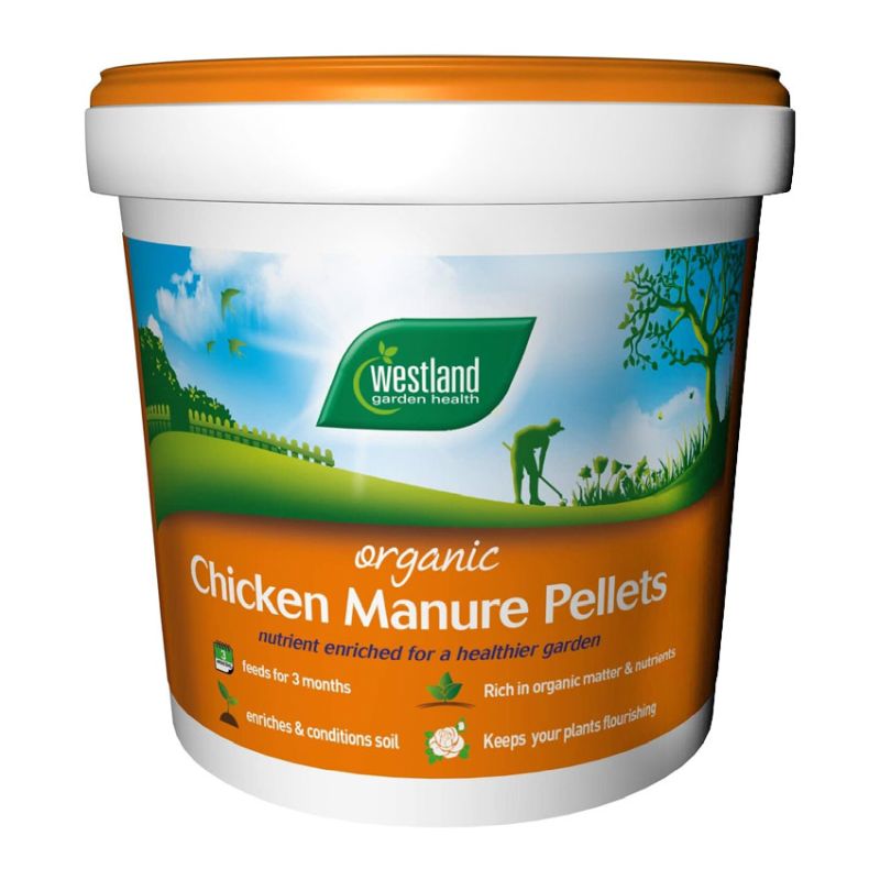Westland Organic Chicken Manure Pellets Bucket 10kg