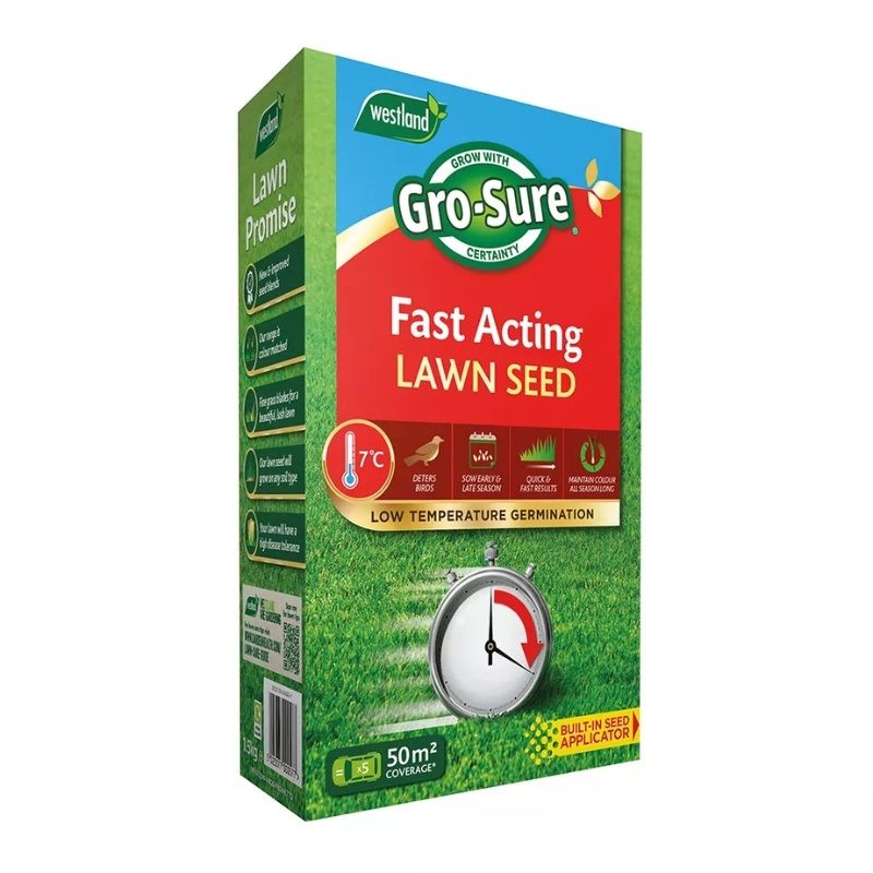 Gro-Sure Fast Acting Lawn Seed 50m²