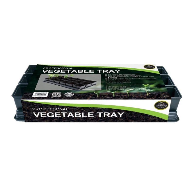 Professional Vegetable Tray (18 x 9cm Square Pots)