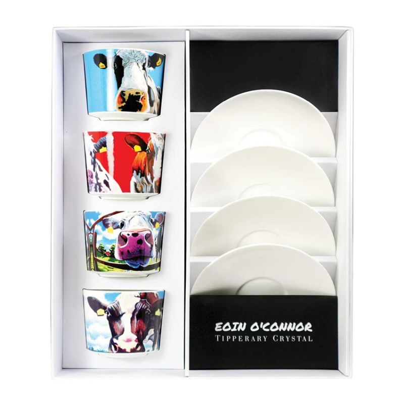 Eoin O'Connor Cappuccino Cups Party Pack (Set Of 4)
