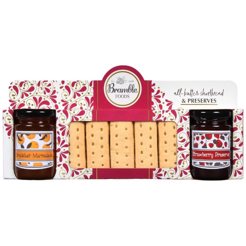 Bramble Foods Shortbread & Preserves Gift Set