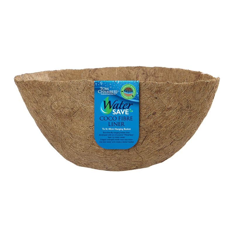 Tom Chambers WaterSave Coco Liner for 40cm Hanging Basket