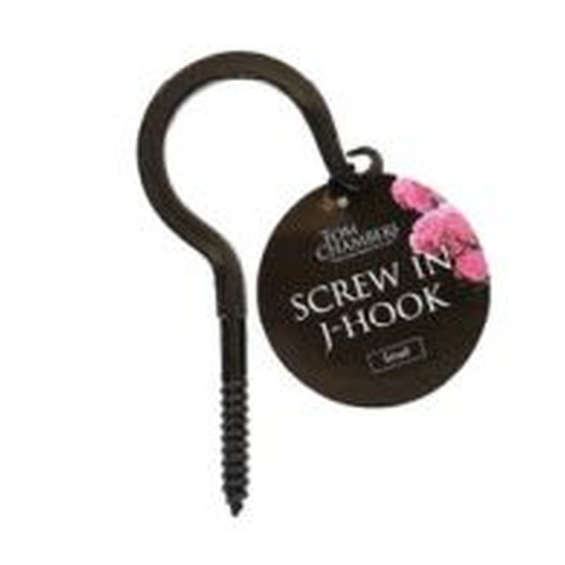 Tom Chambers Screw In 'J' Hook Small - Hanging Baskets and Accessories -  Arboretum Garden Centre