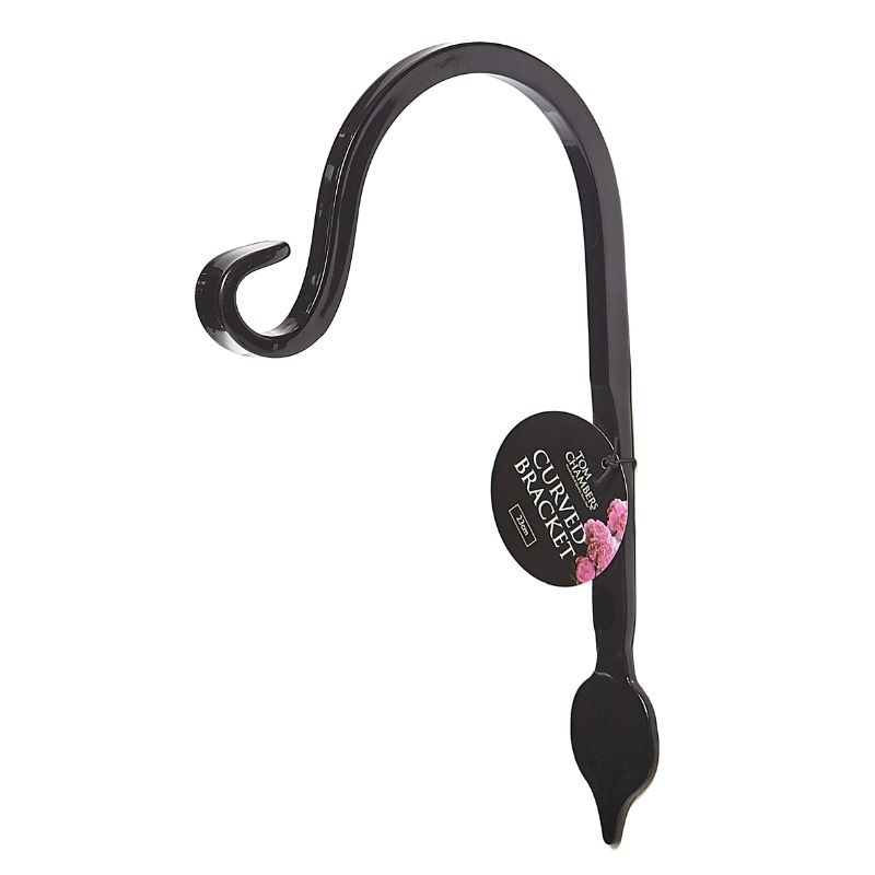 Tom Chambers Curved Bracket with Leaf Detail 23cm
