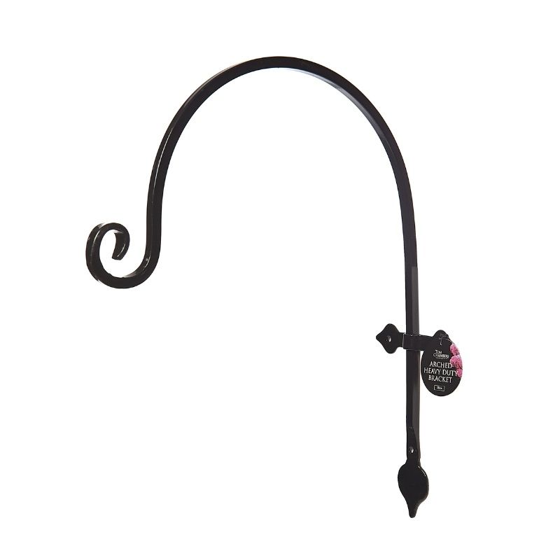 Tom Chambers Arched Heavy Duty Bracket with Leaf Detail 38cm