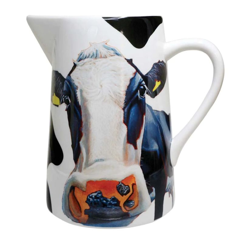 Eoin O'Connor Water Jug with Cow Design