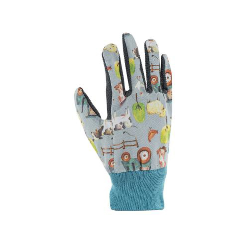 Glove Farmer Blue Size 5