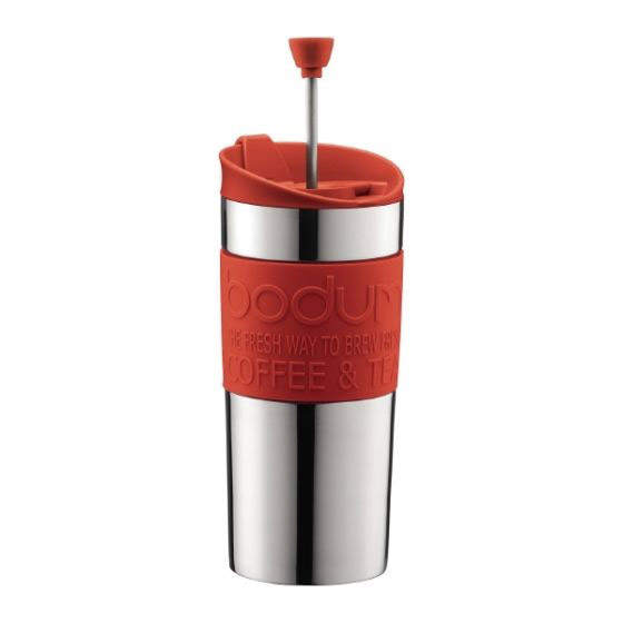 Vacuum Travel French Press - Red