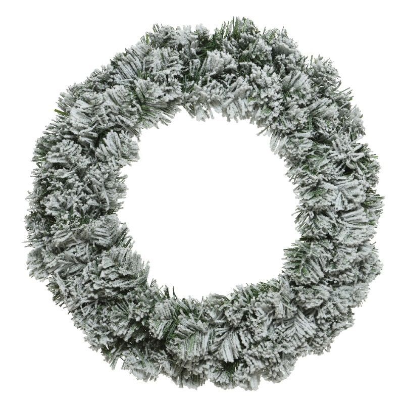 Snowy Imperial Wreath 35cm