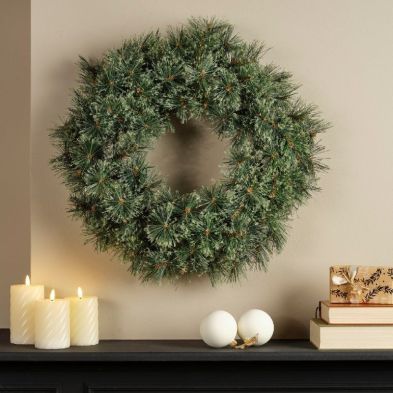Green Cashmere Wreath 63cm