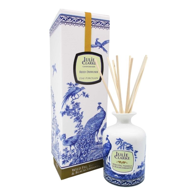 Julie Clarke Wild Fig, Vanilla & Blackcurrant Peacock Fragrance Diffuser 150ml