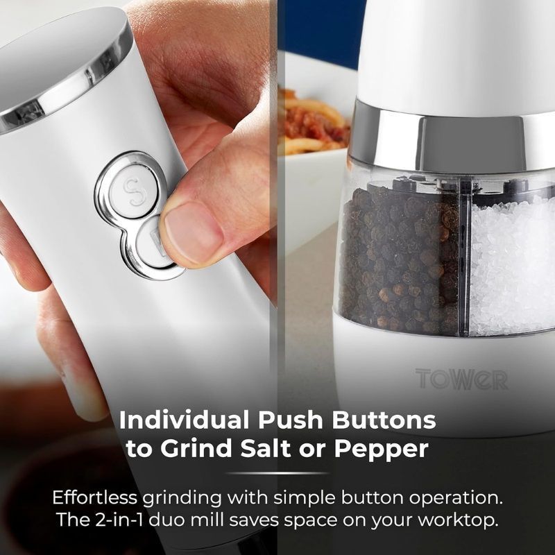 Combined salt and pepper mill discount