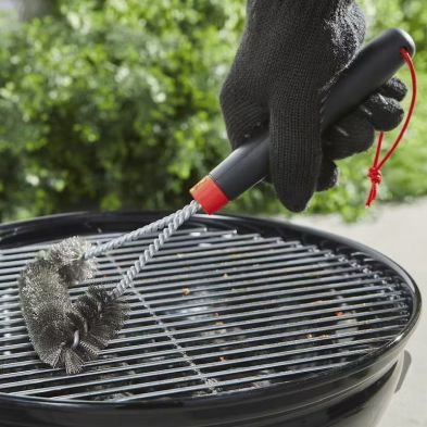 Weber 30cm Three-Sided Grill Brush