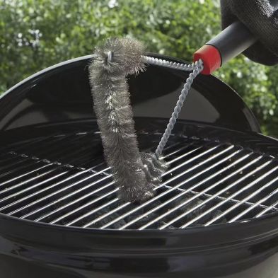 Weber 30cm Three-Sided Grill Brush