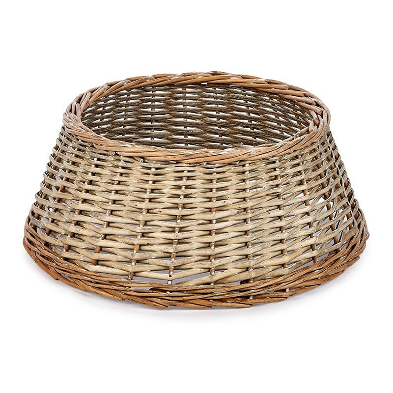 Grey Rattan Tree Skirt 60cm Christmas Tree Stands & Skirts