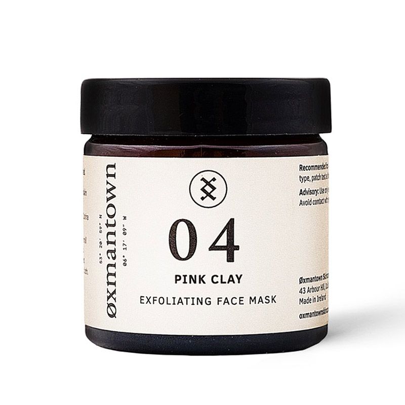 Oxmantown Skincare 04 Pink Clay Exfoliating Face Mask
