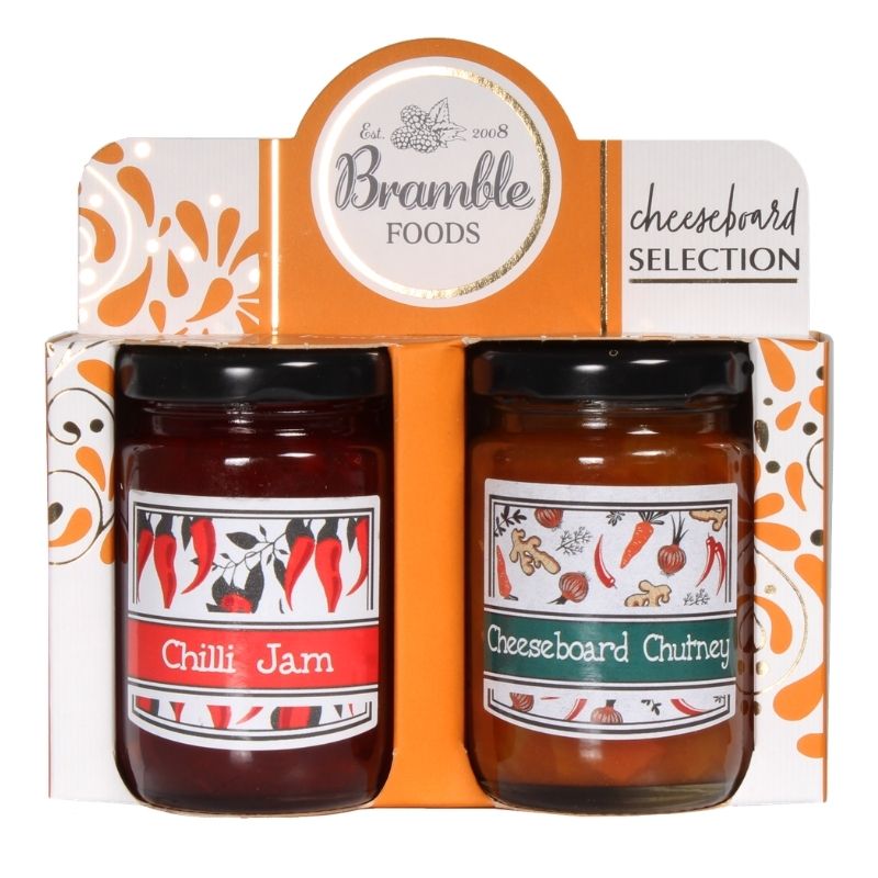 Bramble Foods Cheeseboard Preserves Twin Jar Gift Set