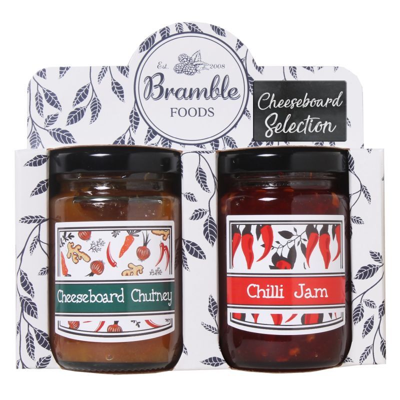 Bramble Twin Jar Cheeseboard Selection Gift Pack (2 Pots)