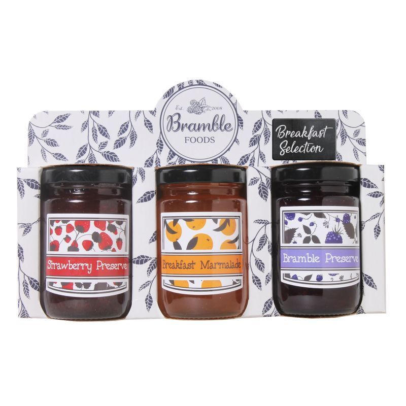 Bramble Triple Jar Breakfast Selection Gift Pack (3 Pots)