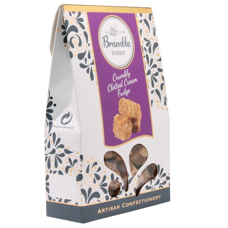 Bramble Crumbly Clotted Cream Fudge 150g