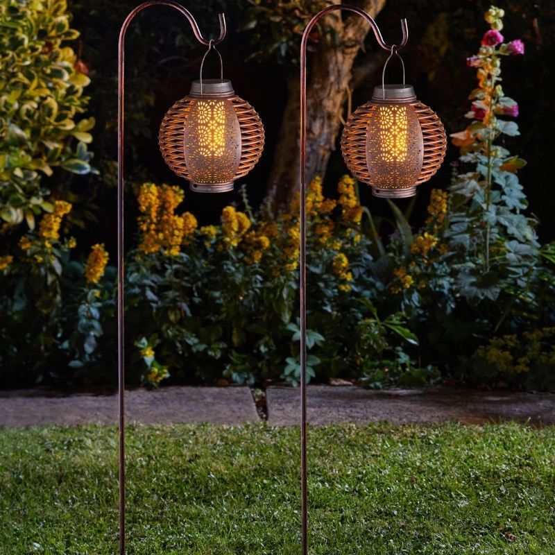 Smart Garden Forli Flaming Lantern (2-Piece)