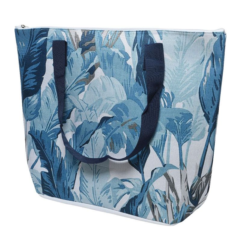 Floral Design Bag 38cm - Blue