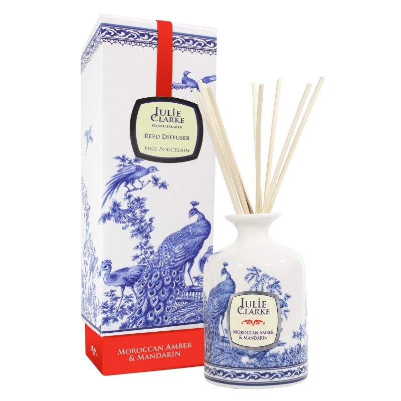 Julie Clarke Moroccan Amber & Mandarin Peacock Fragrance Diffuser 150ml