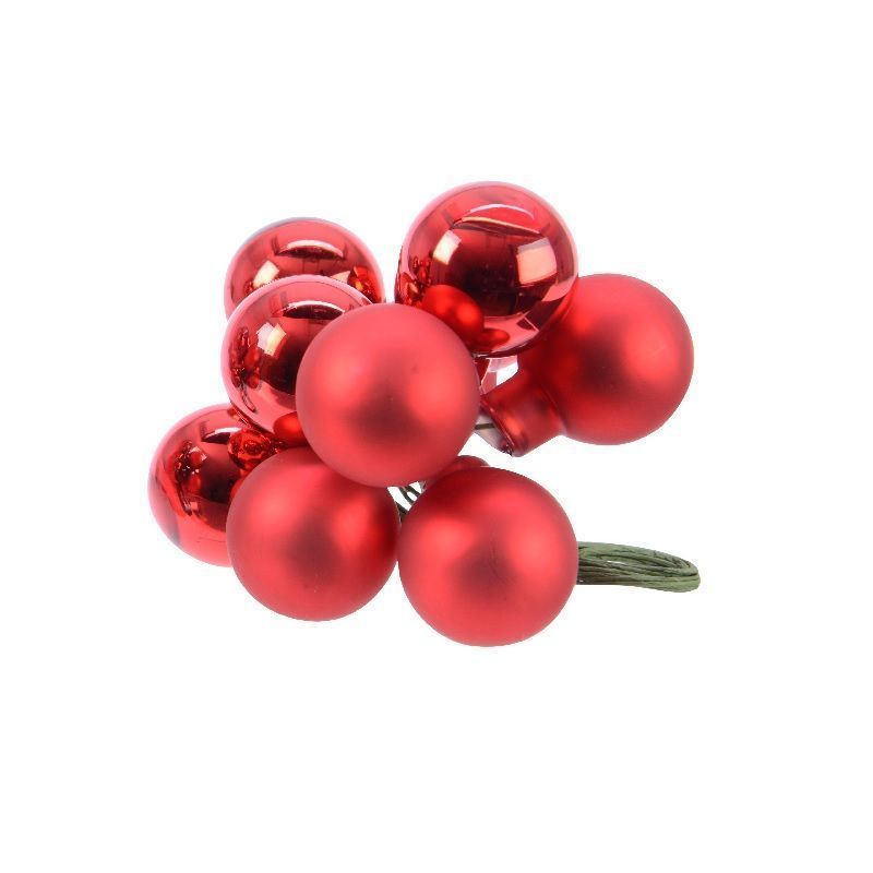 Mini Red Baubles 2cm