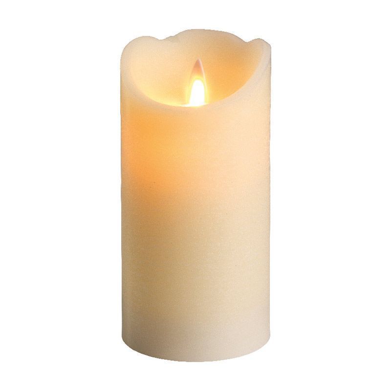 LED Wax Waving Candle - Cream 15cm