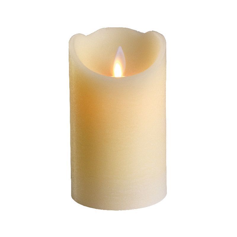 LED Wax Waving Candle - Cream 12.5cm